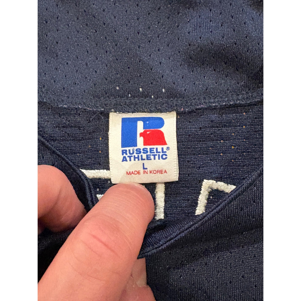 Russell Athletic New York Yankees Paul O'Neill #21 Blue MLB Stitched Jersey L