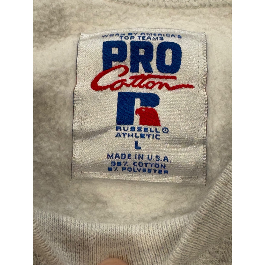 Vintage 90s Russell Athletic Pro Cotton New England Patriots Sweatshirt Large