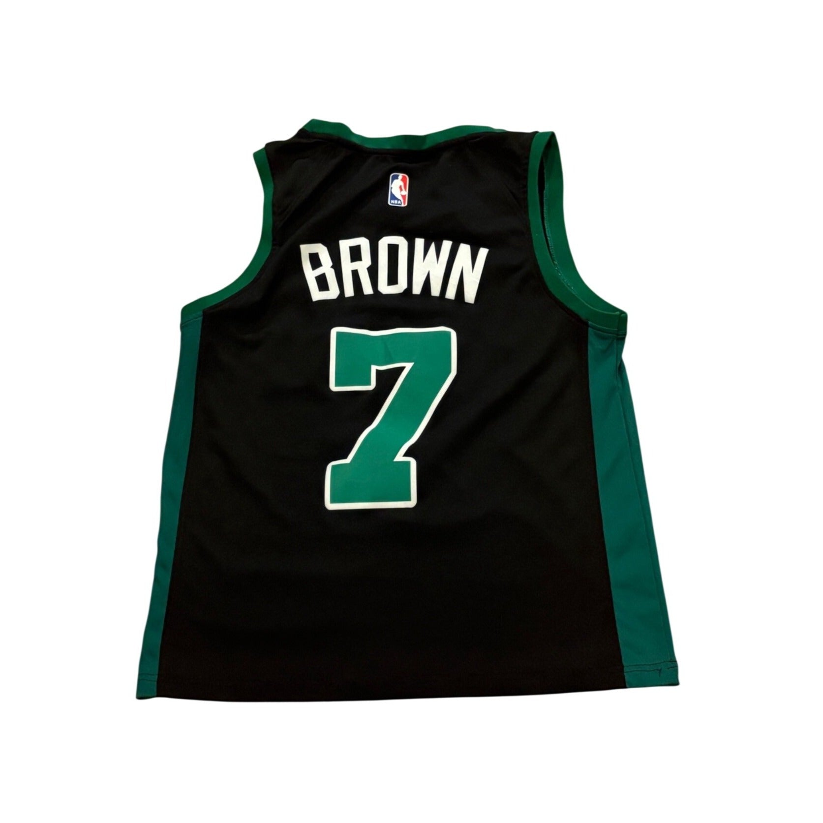 Nike Boston Celtics Jaylen Brown #7 NBA Jersey Black Youth Large