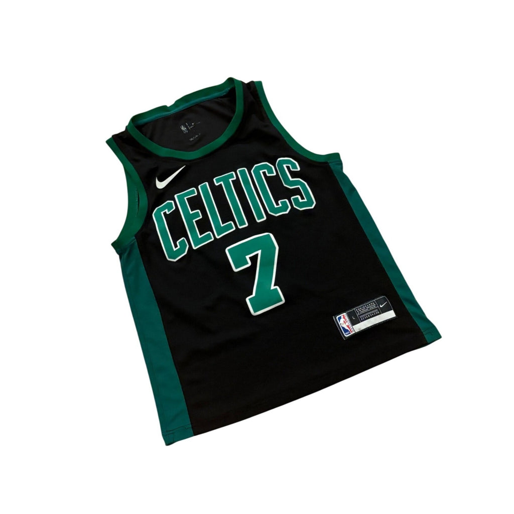 Nike Boston Celtics Jaylen Brown #7 NBA Jersey Black Youth Large