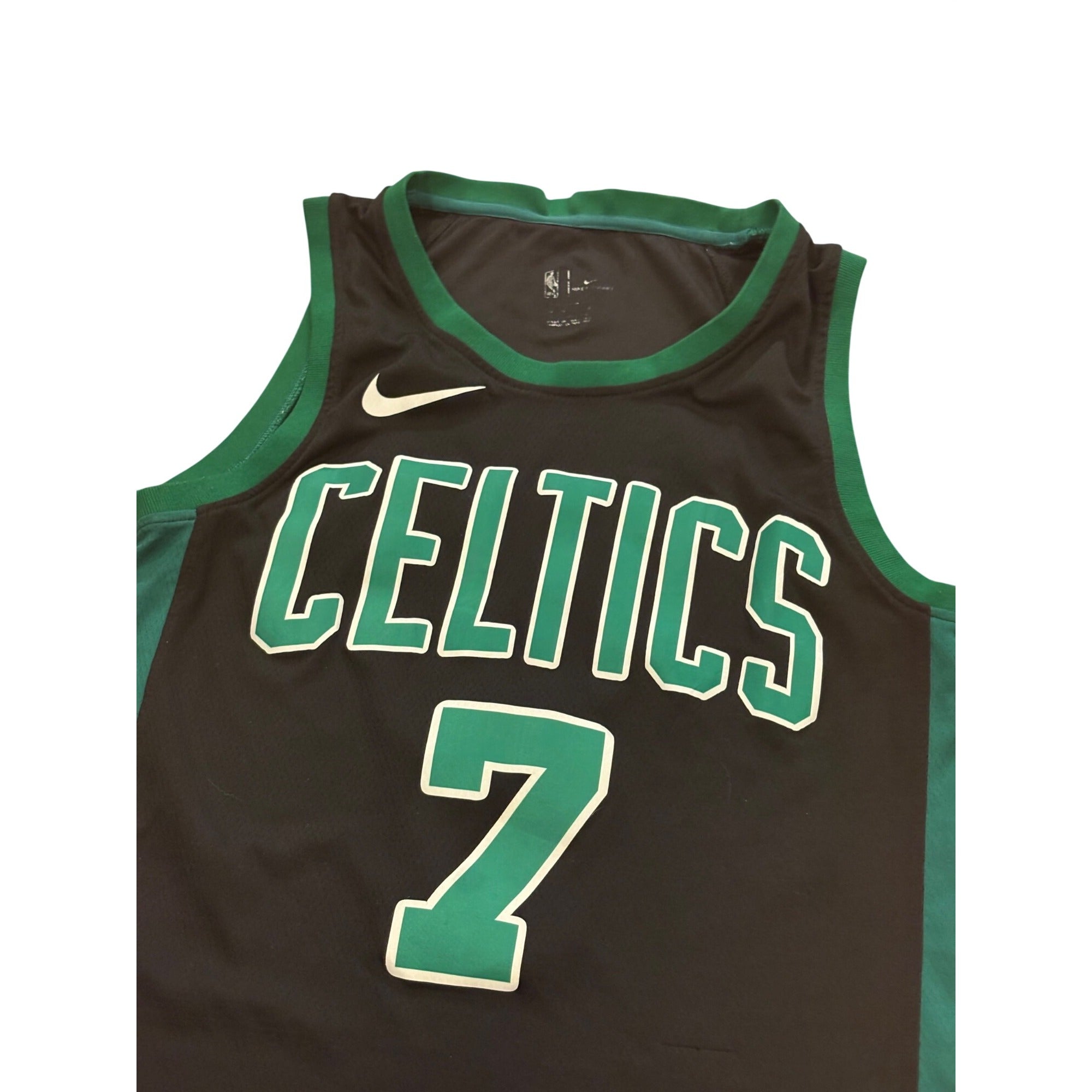 Nike Boston Celtics Jaylen Brown #7 NBA Jersey Black Youth Large