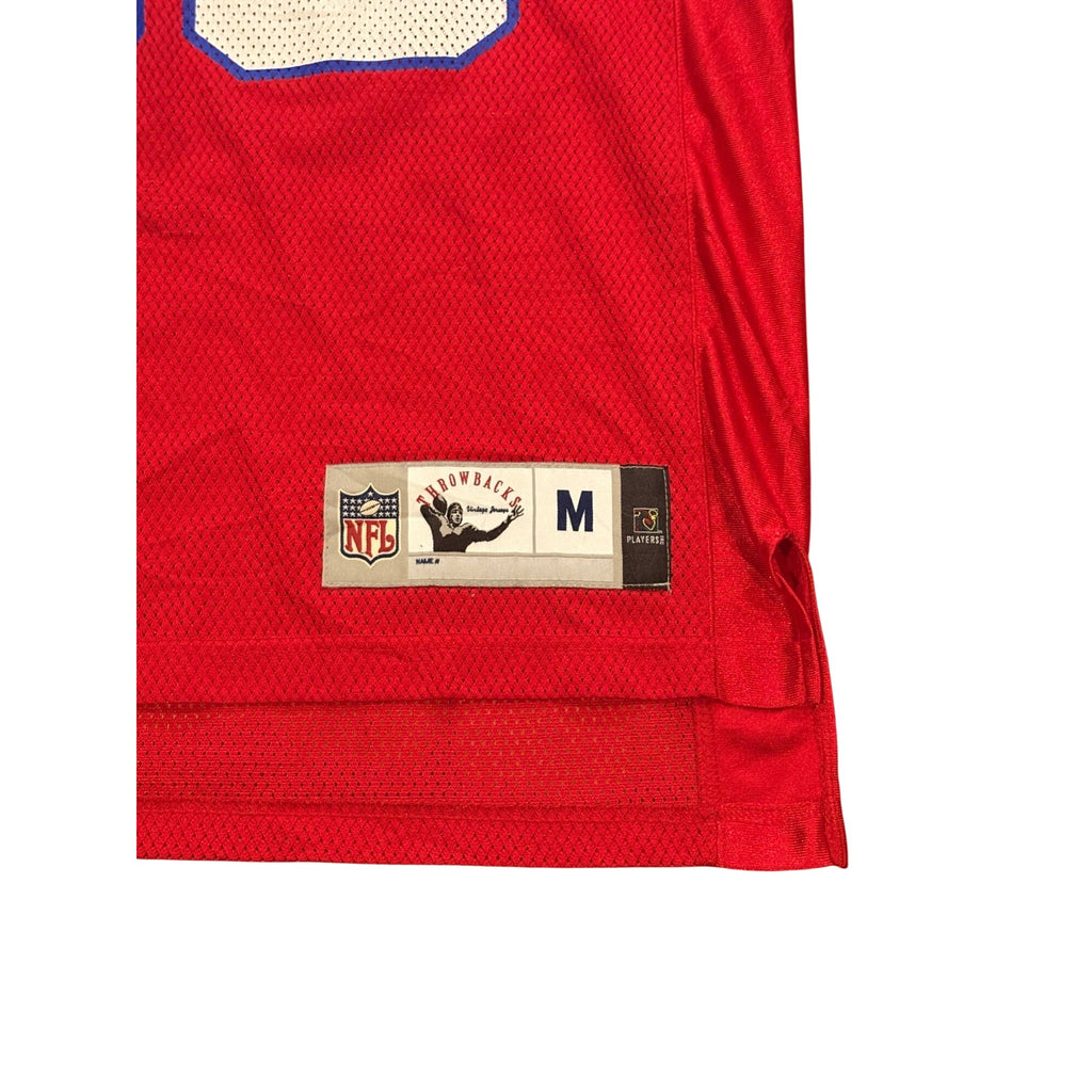 Reebok New England Patriots Troy Brown #80 Throwback Red NFL Football Jersey M