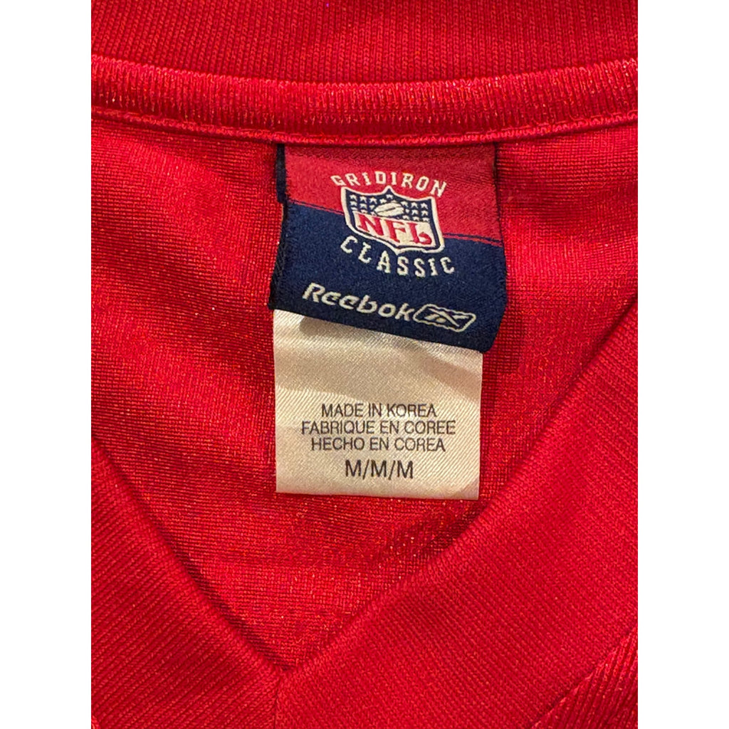 Reebok New England Patriots Troy Brown #80 Throwback Red NFL Football Jersey M