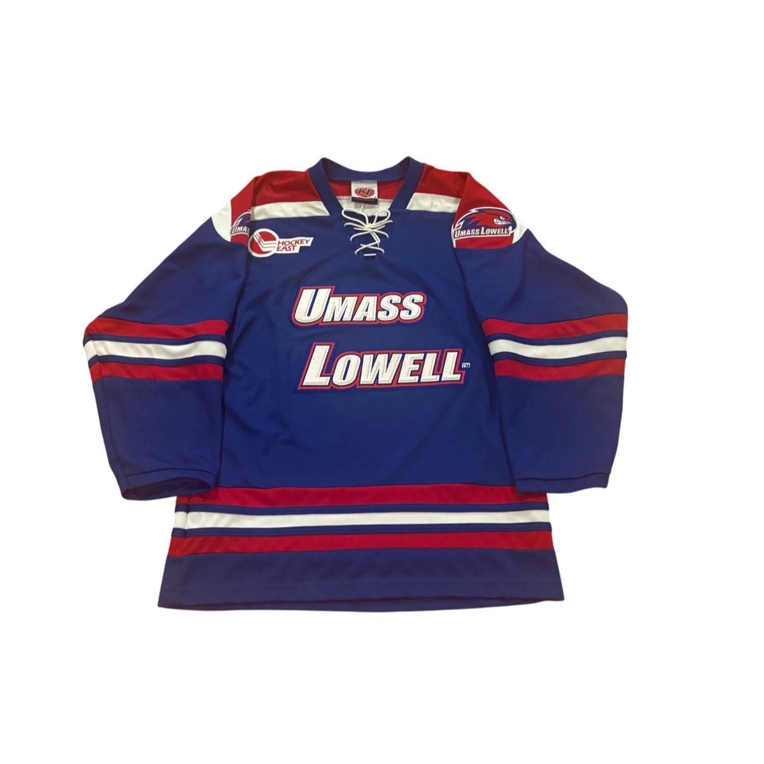 K1 Sportswear UMass Lowell River Hawks NCAA Hockey Jersey Blue Men's Medium