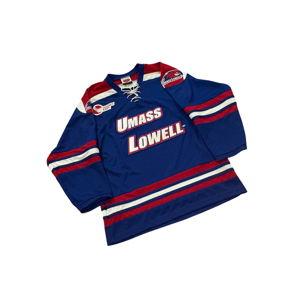 K1 Sportswear UMass Lowell River Hawks NCAA Hockey Jersey Blue Men's Medium
