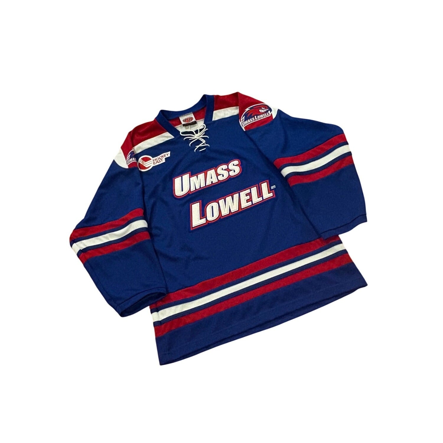 K1 Sportswear UMass Lowell River Hawks NCAA Hockey Jersey Blue Men's Medium