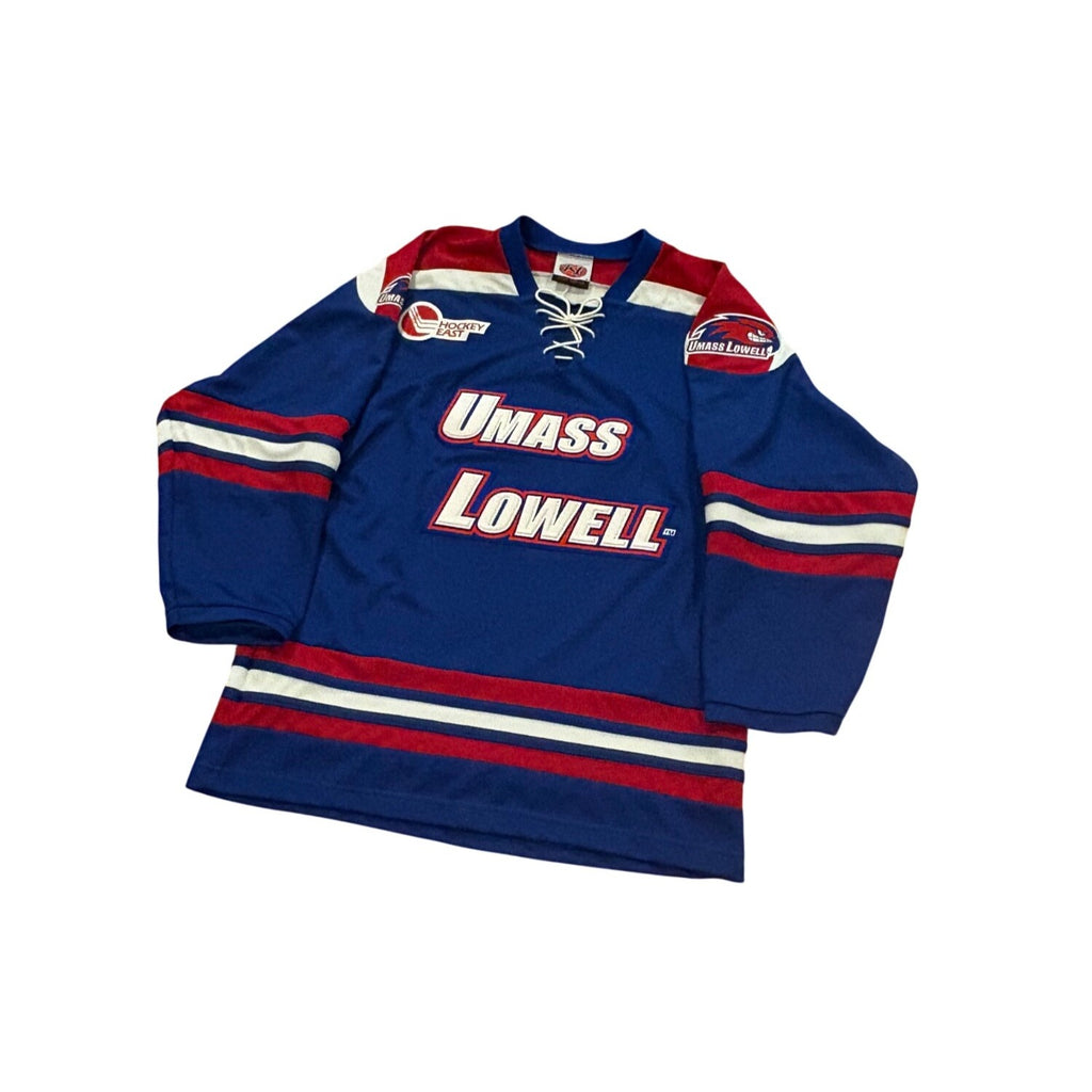 K1 Sportswear UMass Lowell River Hawks NCAA Hockey Jersey Blue Men's Medium