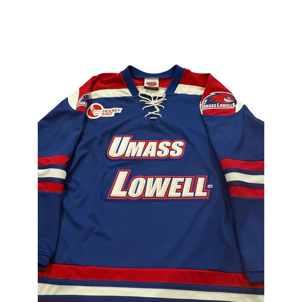 K1 Sportswear UMass Lowell River Hawks NCAA Hockey Jersey Blue Men's Medium