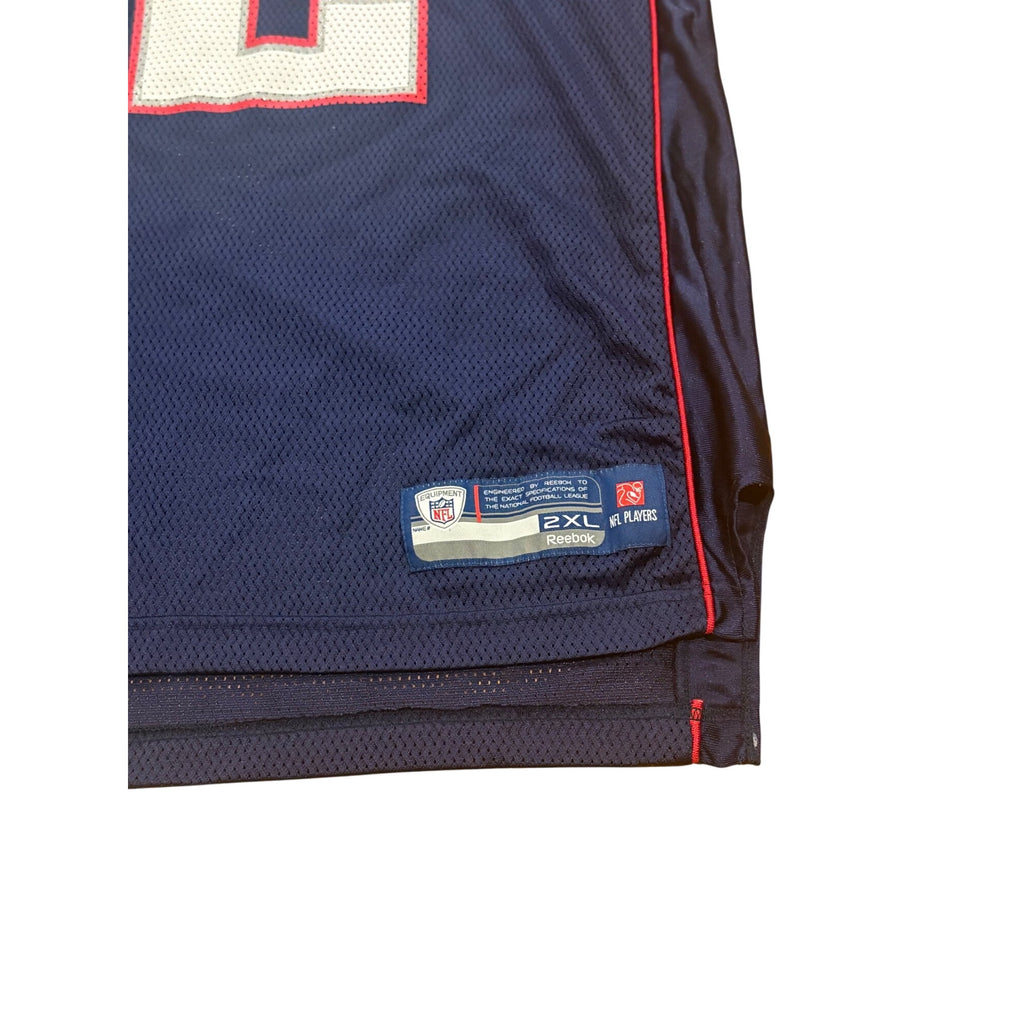 Reebok New England Patriots Tom Brady #12 Blue NFL Football Jersey Men's 2XL