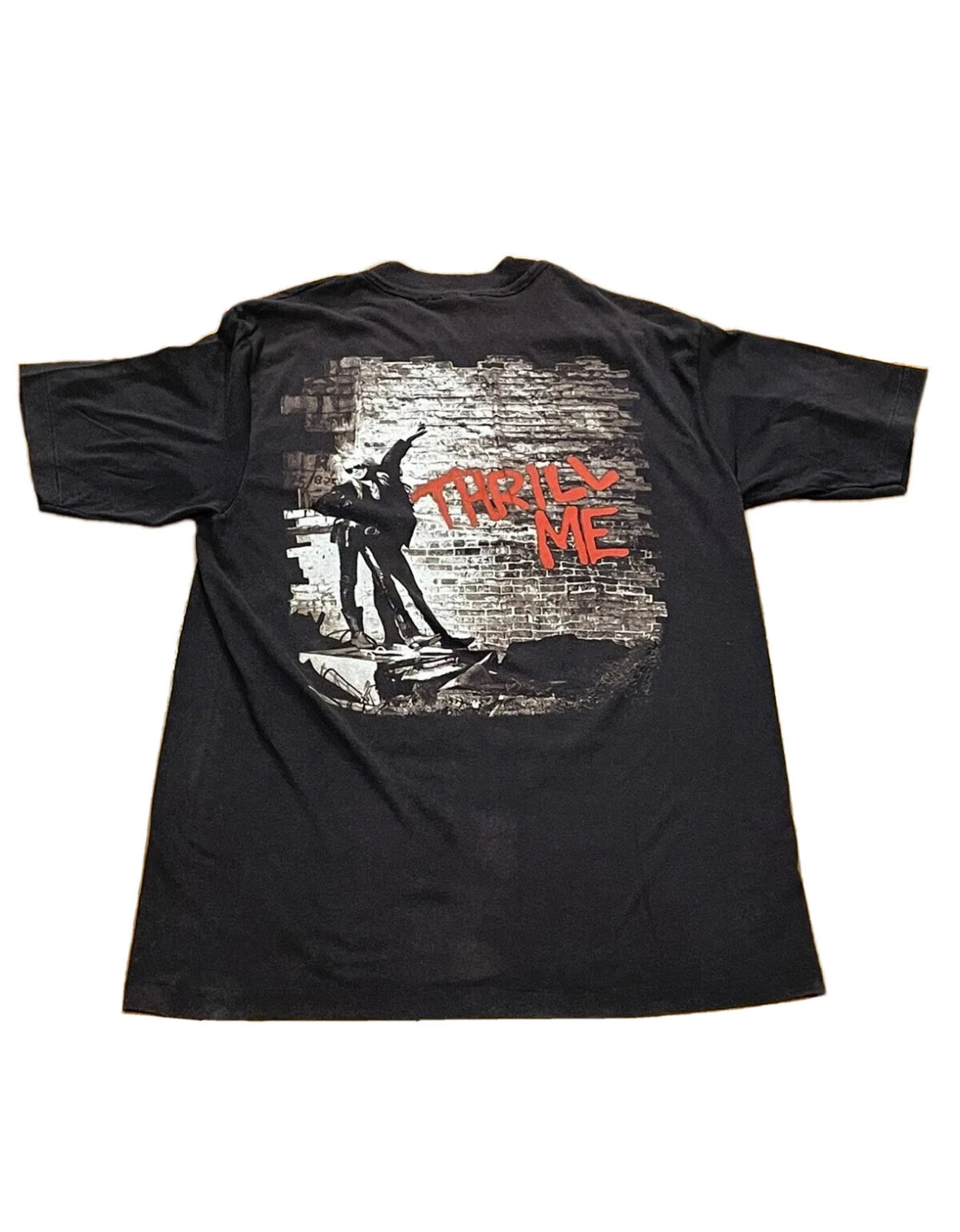 Vintage 1989 Michael Monroe Not Fakin’ It Album Music Single Stitch T-Shirt XL