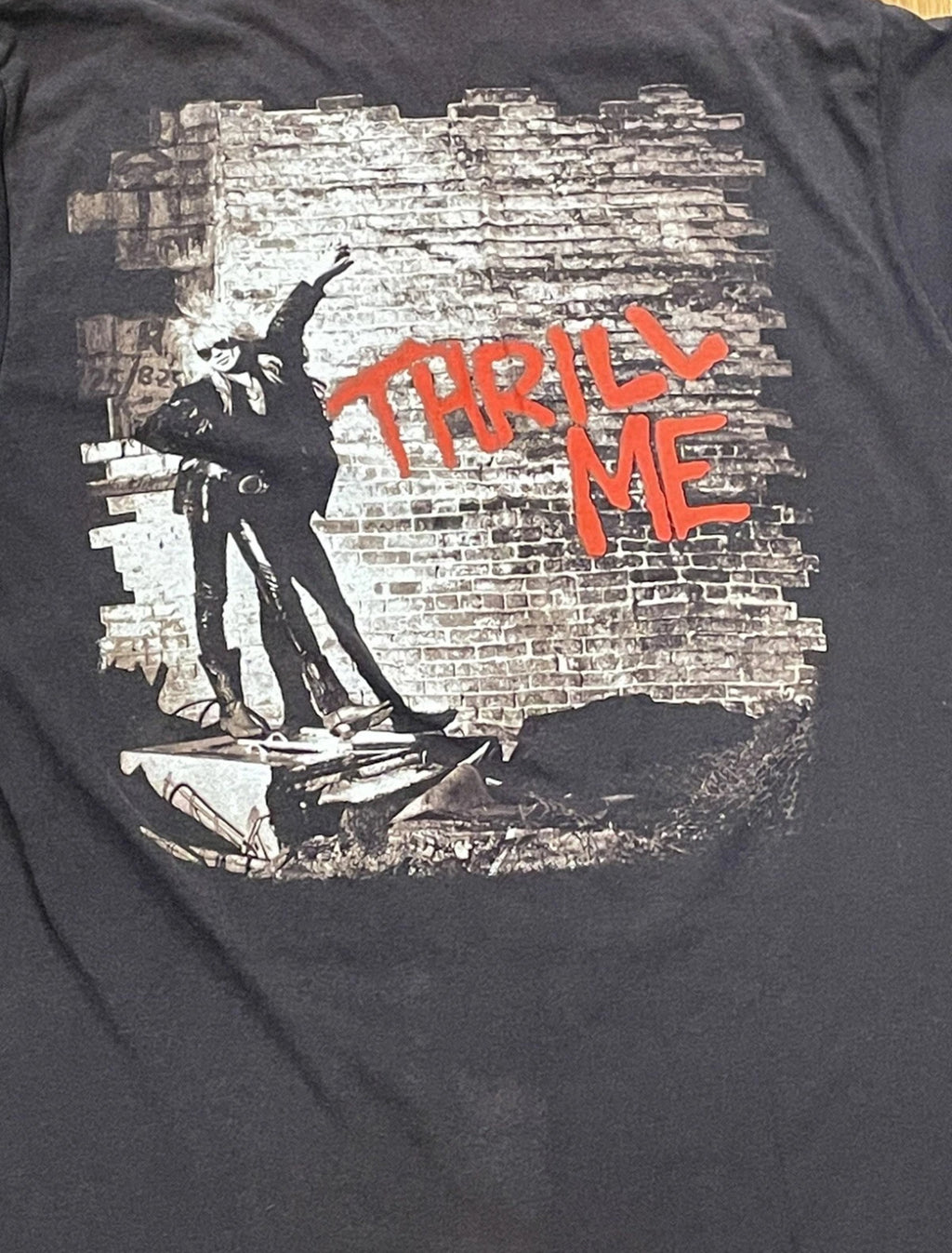 Vintage 1989 Michael Monroe Not Fakin’ It Album Music Single Stitch T-Shirt XL