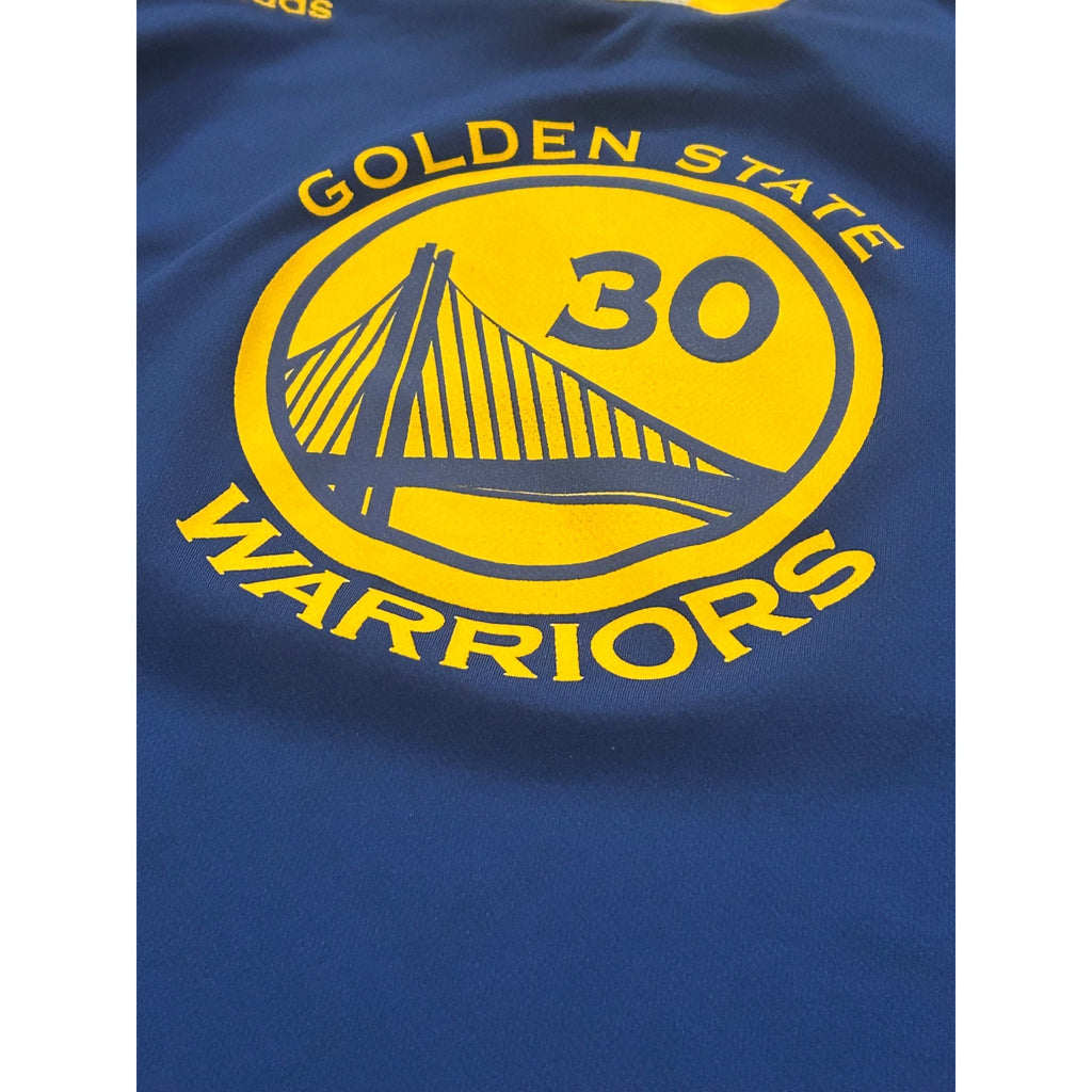 Adidas Golden State Warriors Stephen Curry #30 Blue NBA Jersey Youth XL