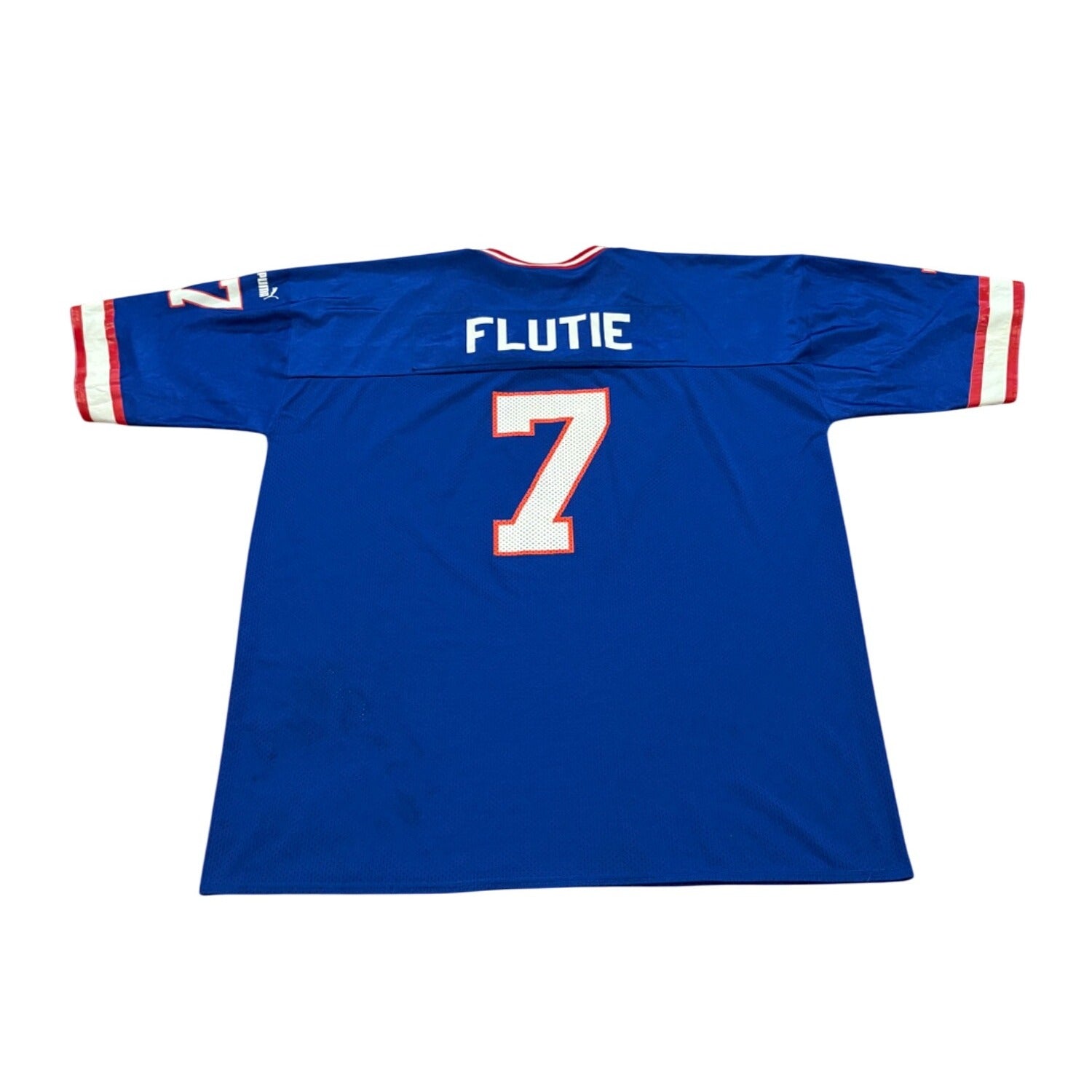 Vintage 1990's Puma Buffalo Bills Doug Flutie #7 Blue NFL Jersey Men's 2XL