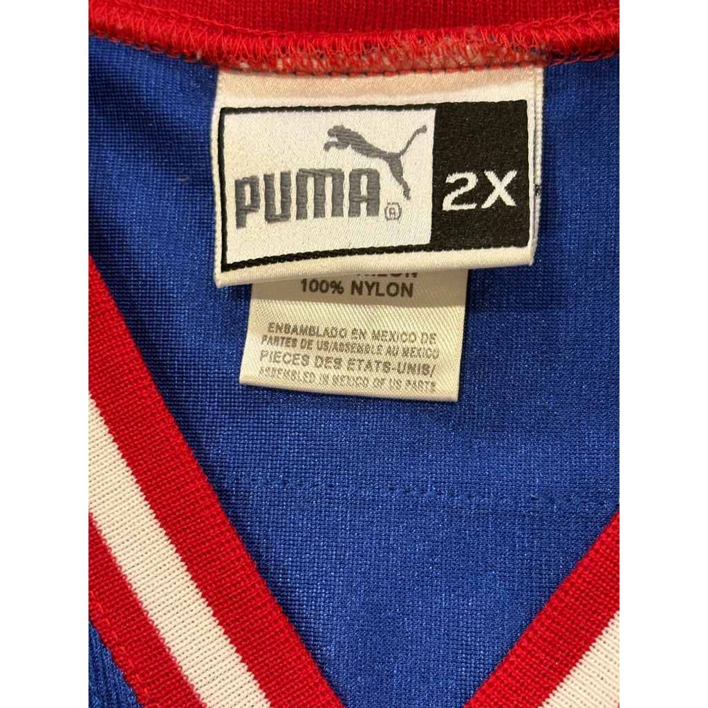 Vintage 1990's Puma Buffalo Bills Doug Flutie #7 Blue NFL Jersey Men's 2XL