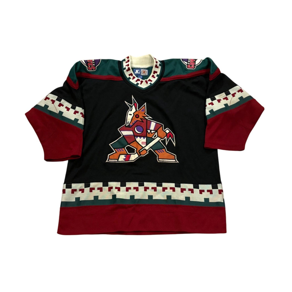 Vintage 1990's Starter Phoenix Coyotes Kachina NHL Hockey Jersey Youth L/XL