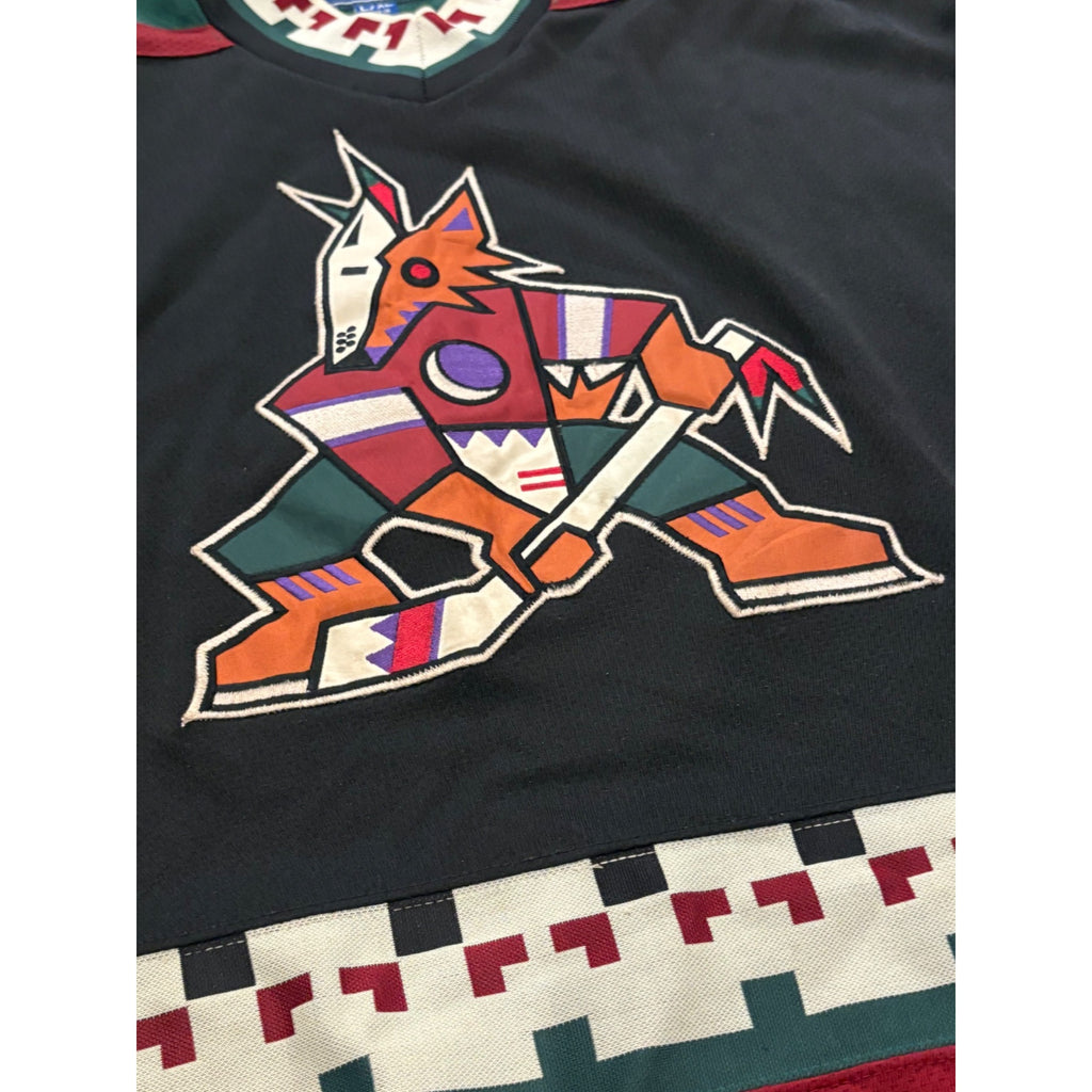 Vintage 1990's Starter Phoenix Coyotes Kachina NHL Hockey Jersey Youth L/XL