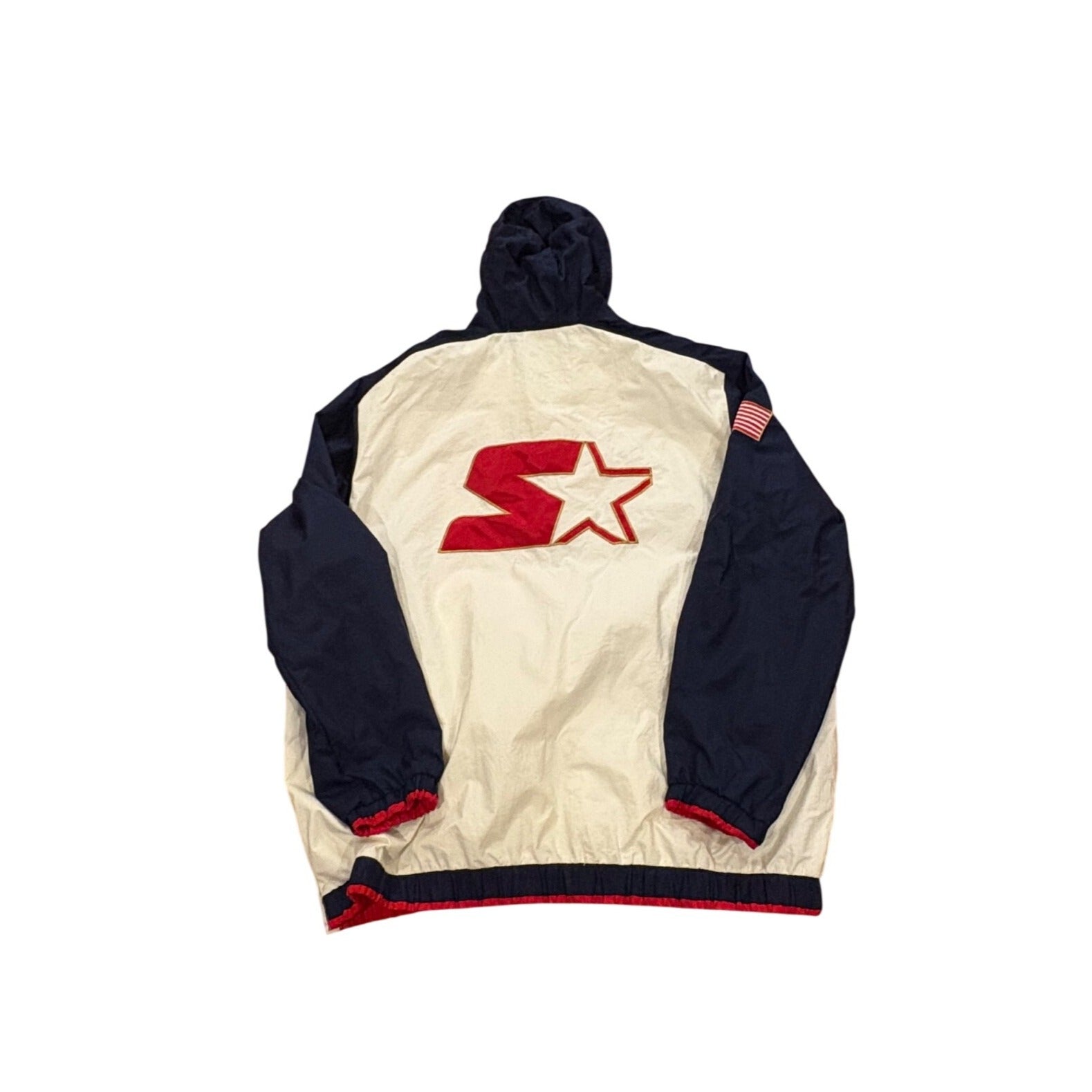 Starter Barstool Sports Streaker Jacket Team USA Black Label Windbreaker 2XL
