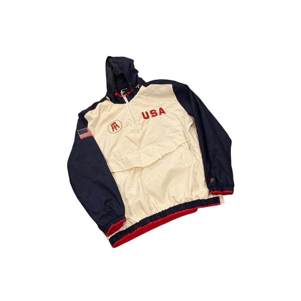 Starter Barstool Sports Streaker Jacket Team USA Black Label Windbreaker 2XL