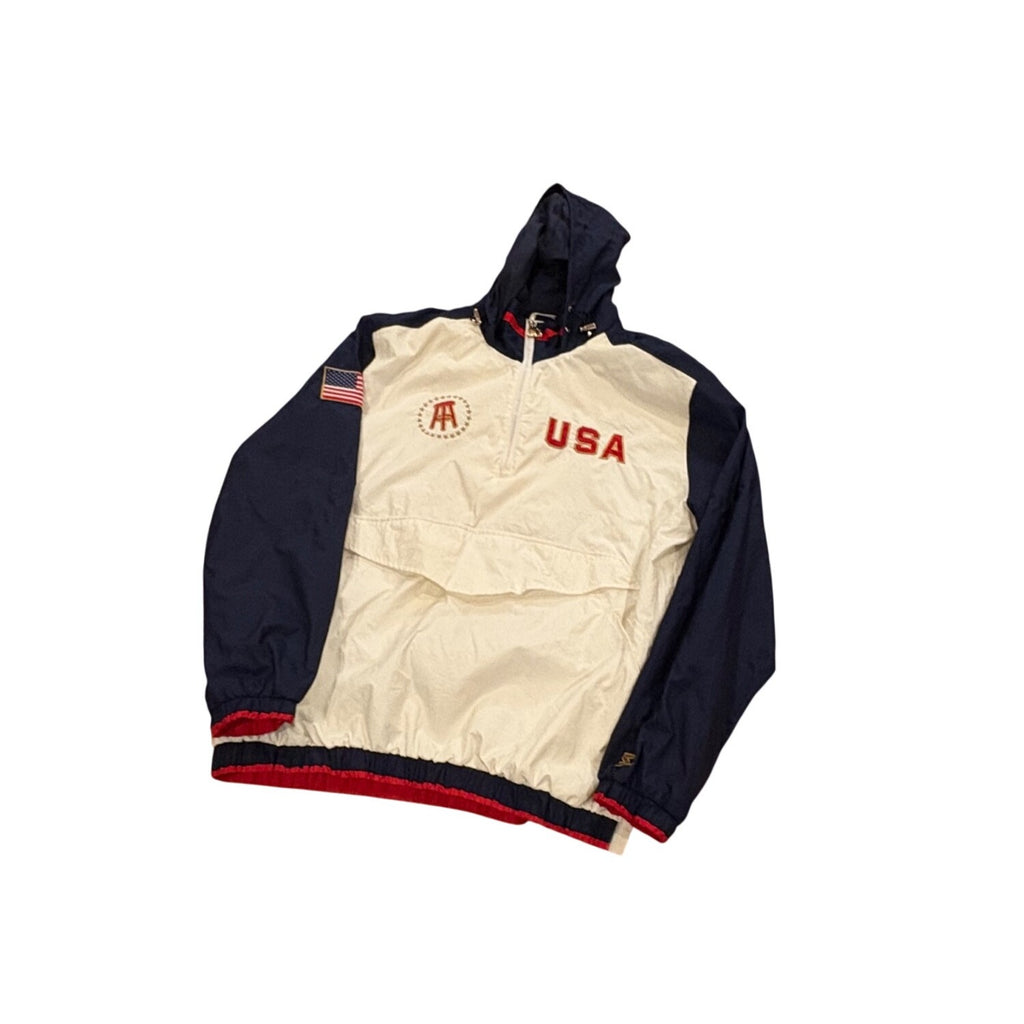 Starter Barstool Sports Streaker Jacket Team USA Black Label Windbreaker 2XL