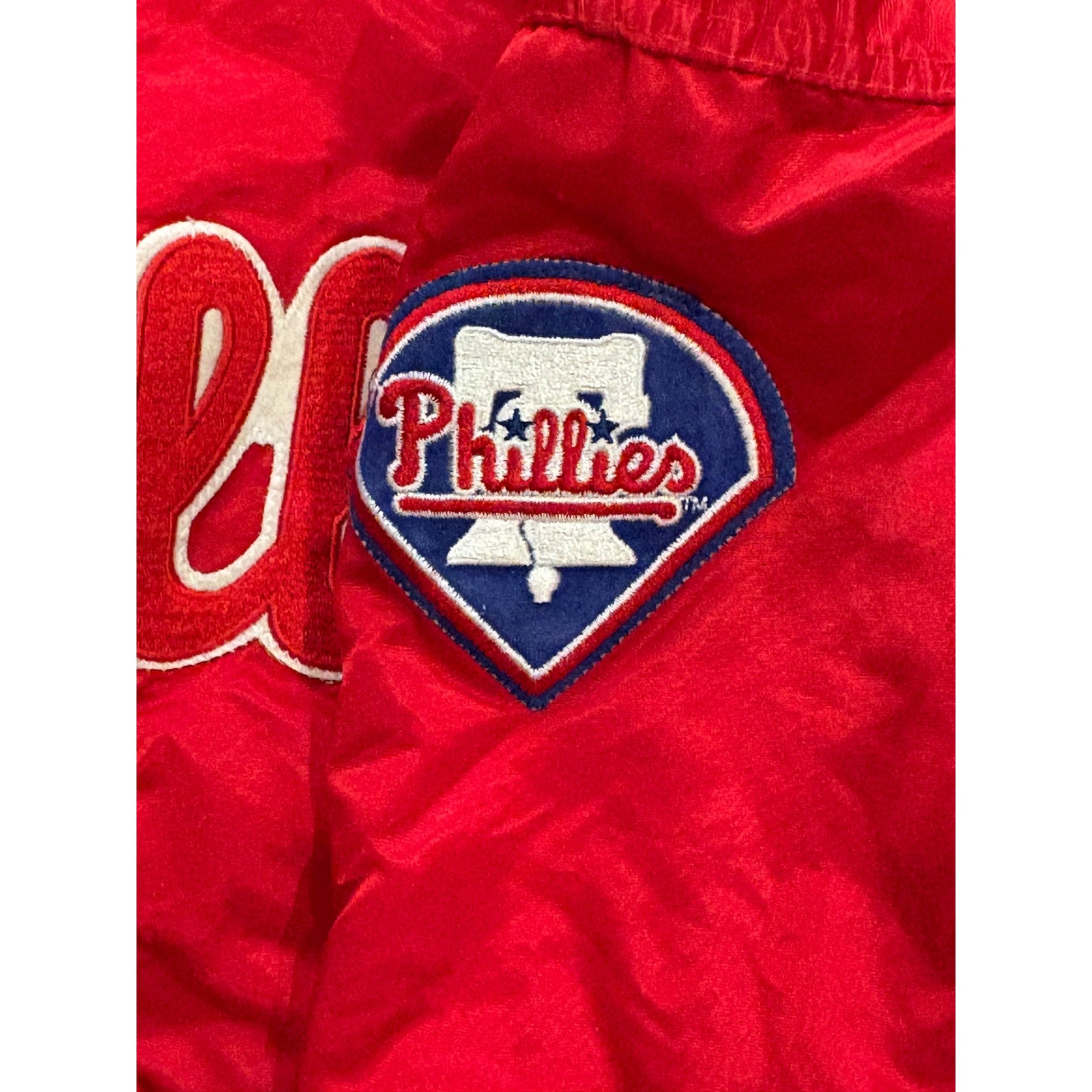 Vintage 90s Starter Philadelphia Phillies MLB Diamond Collection Satin Jacket XL