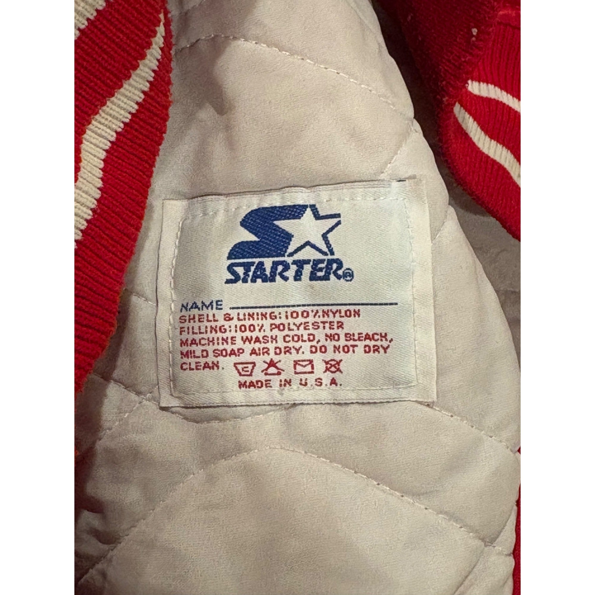 Vintage 90s Starter Philadelphia Phillies MLB Diamond Collection Satin Jacket XL