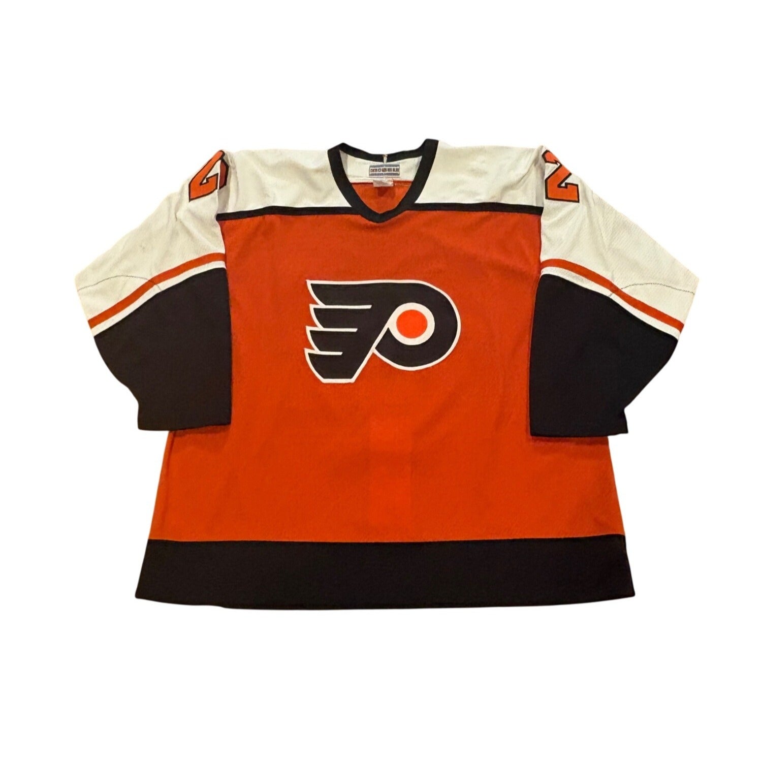 Vintage CCM Center Ice Philadelphia Flyers Rick Tocchet #22 Team Issued Jersey