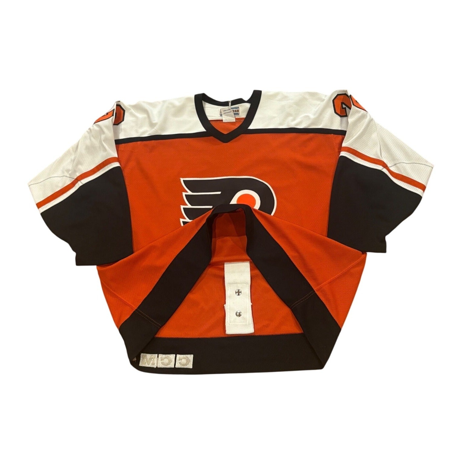 Vintage CCM Center Ice Philadelphia Flyers Rick Tocchet #22 Team Issued Jersey