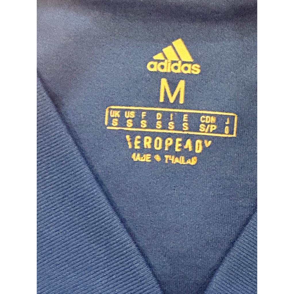 Adidas 2020-21 Leicester City F.C. Home Kit Soccer Jersey Blue Men's Size Small