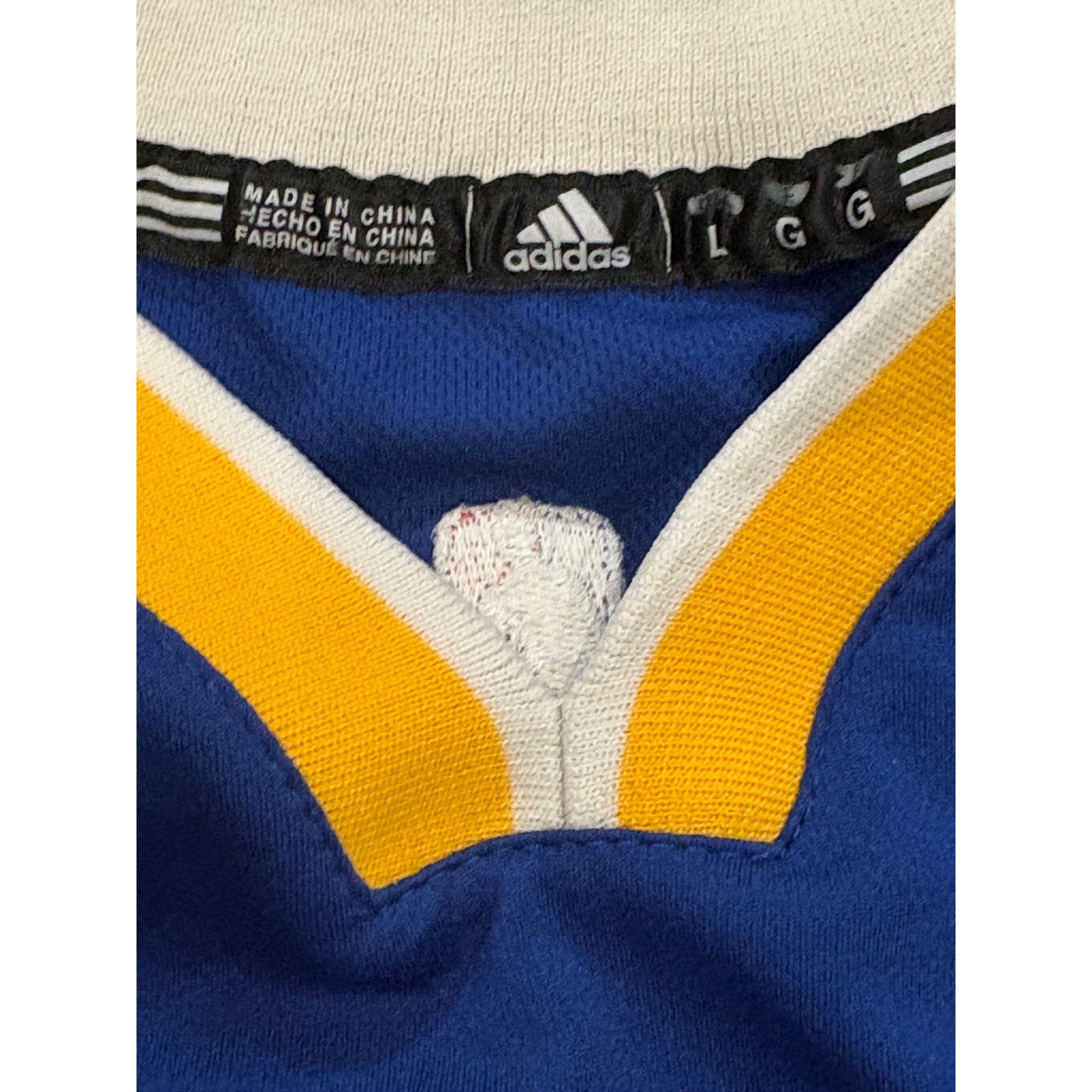 Adidas Golden State Warriors Steph Curry #30 NBA Basketball Jersey Blue Youth L