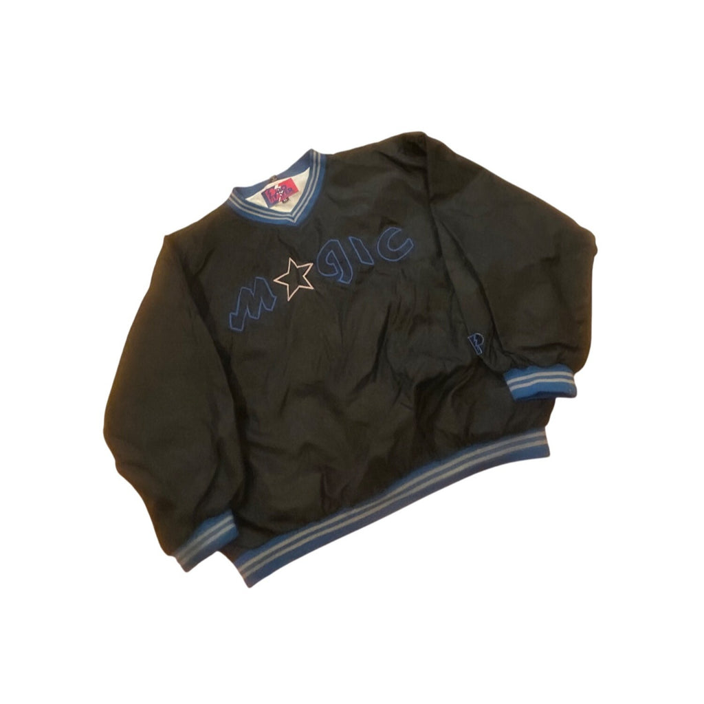 Vintage 1990's Pro Player Orlando Magic NBA Pullover Windbreaker Jacket Men's XL