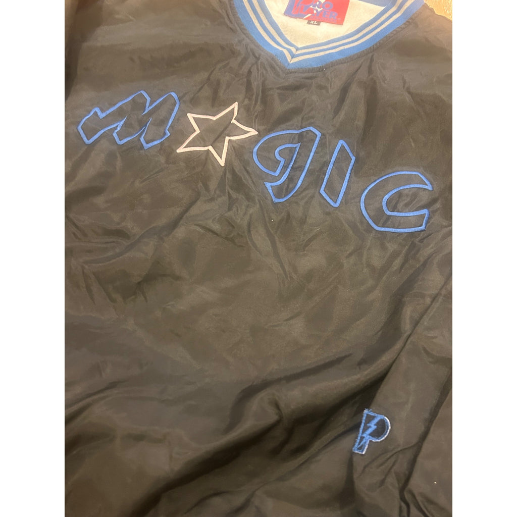 Vintage 1990's Pro Player Orlando Magic NBA Pullover Windbreaker Jacket Men's XL