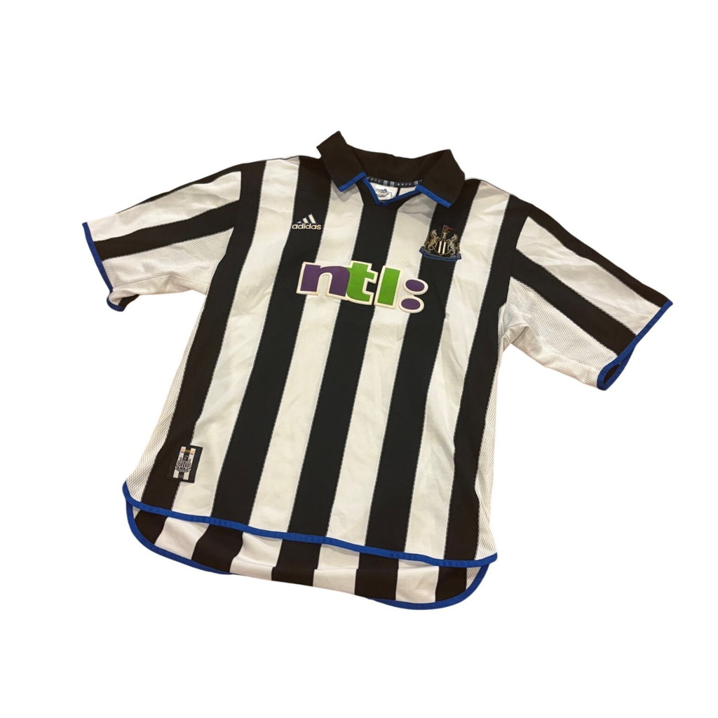 Adidas 2000-01 Newcastle United Home Kit Soccer Jersey Premier League Men's XL