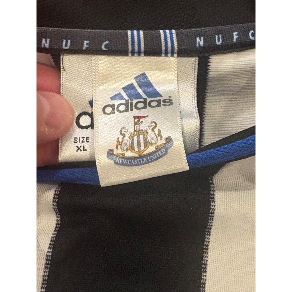 Adidas 2000-01 Newcastle United Home Kit Soccer Jersey Premier League Men's XL