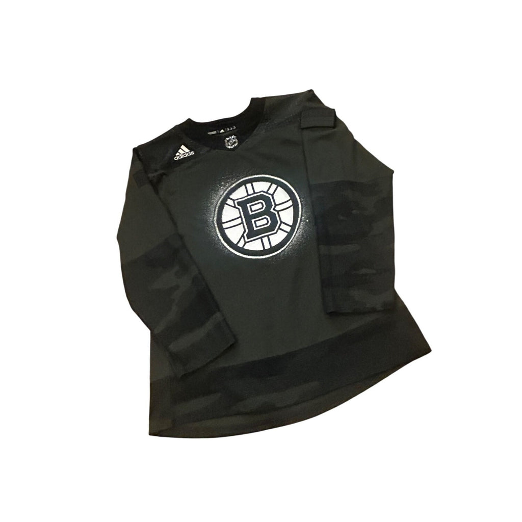Adidas Boston Bruins Salute To Service Camo NHL Hockey Jersey Men's Size 44