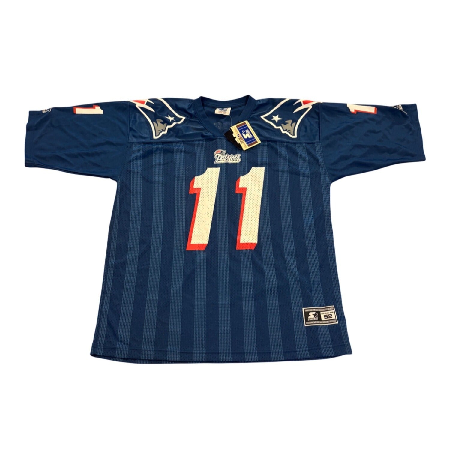 Deadstock Vintage Starter 1995 New England Patriots Drew Bledsoe #11 Jersey XL
