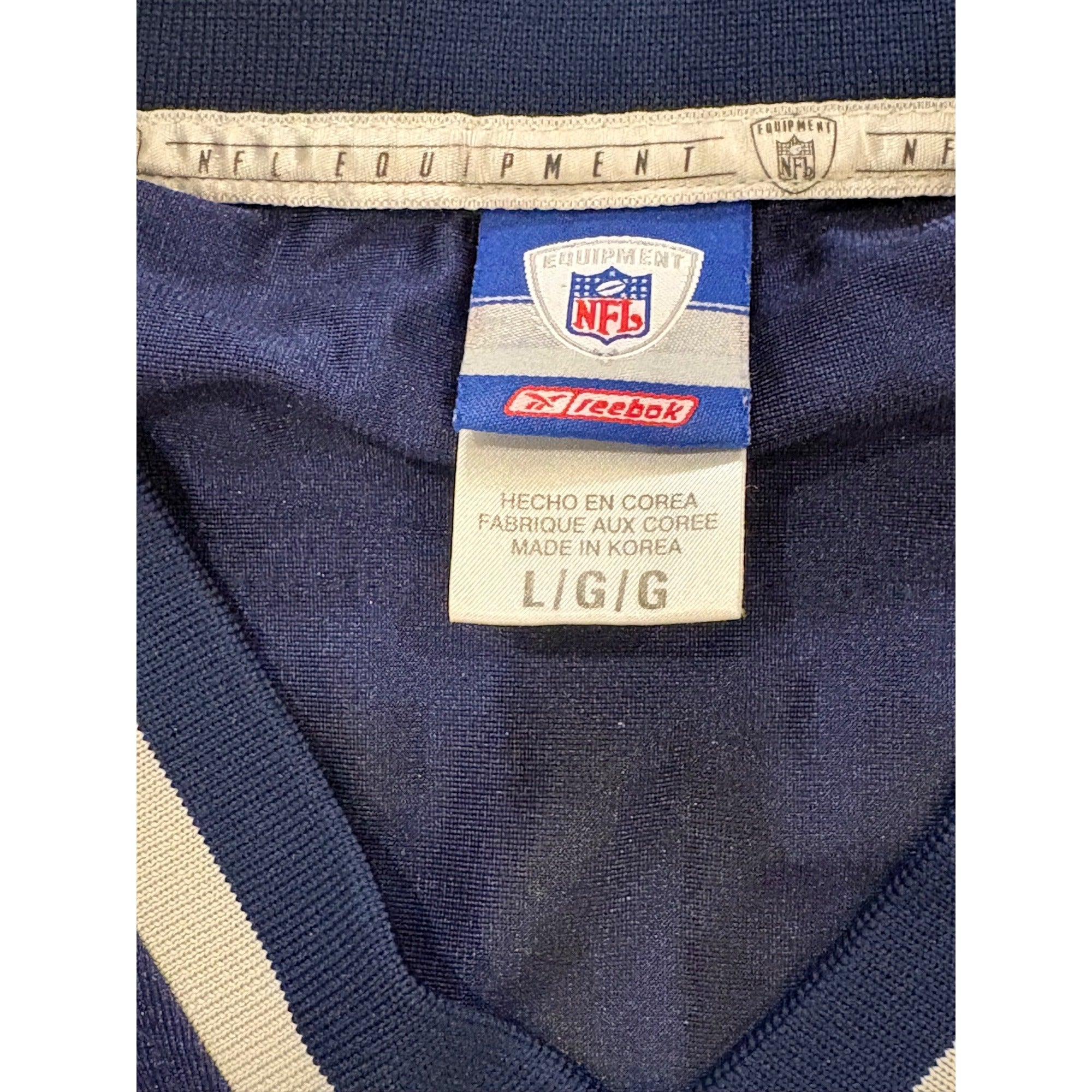 Rare Reebok New England Patriots Bobby Hamilton #91 NFL Football Jersey Men's L