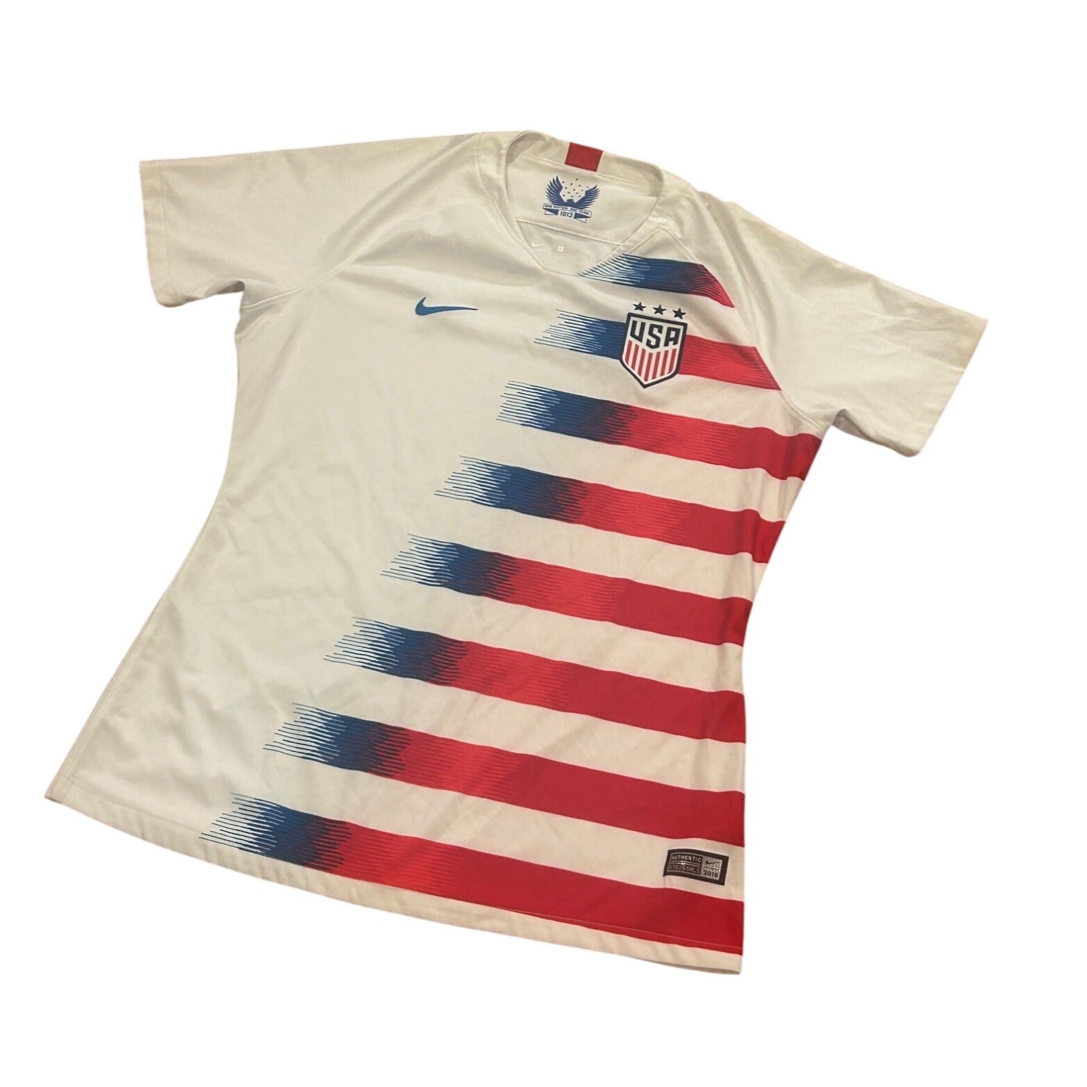 Nike 2018 United States Women's National Soccer Team Home Kit Soccer Jersey L