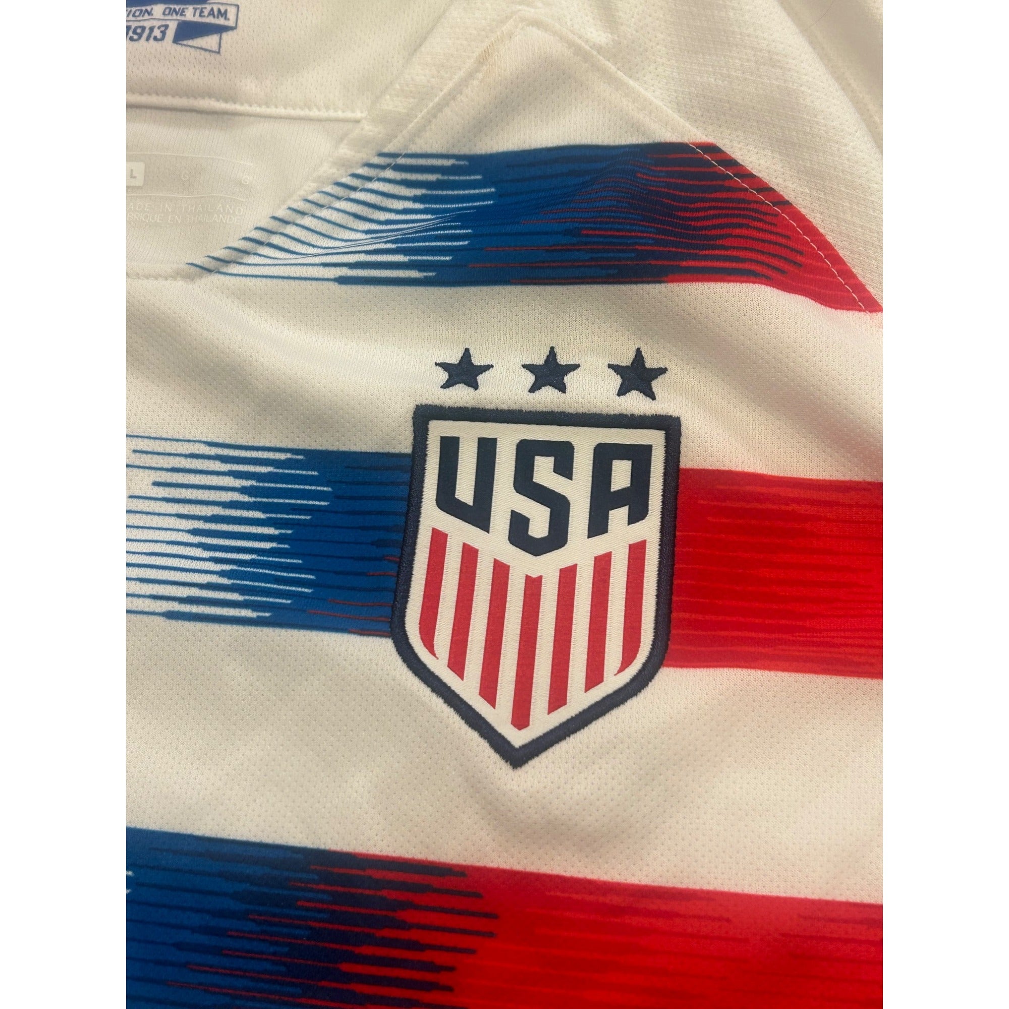 Nike 2018 United States Women's National Soccer Team Home Kit Soccer Jersey L