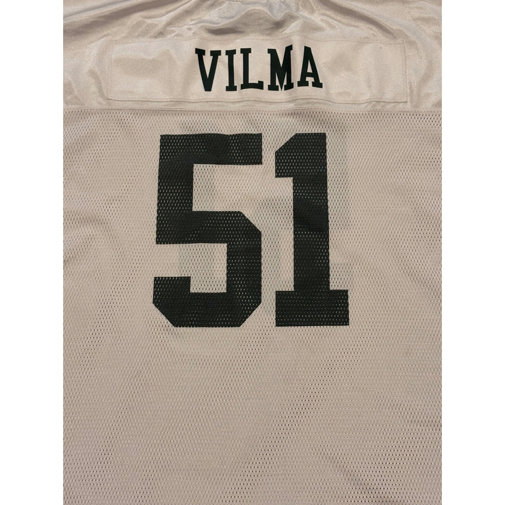Reebok New York Jets Jonathan Vilma #51 White NFL Football Jersey Men's 2XL NWT