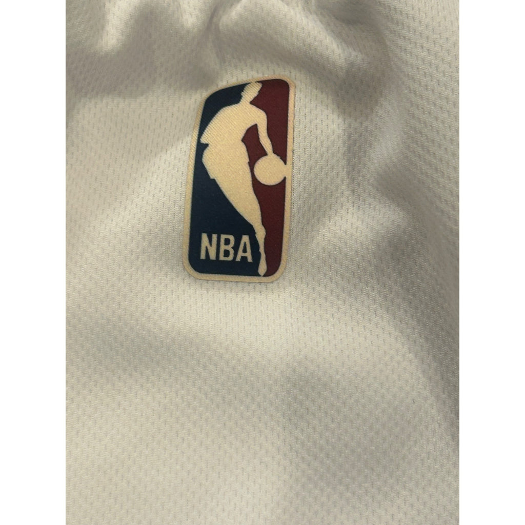 Adidas Miami Heat NBA Authentic Home Throwback White Basketball Shorts Men's 2XL