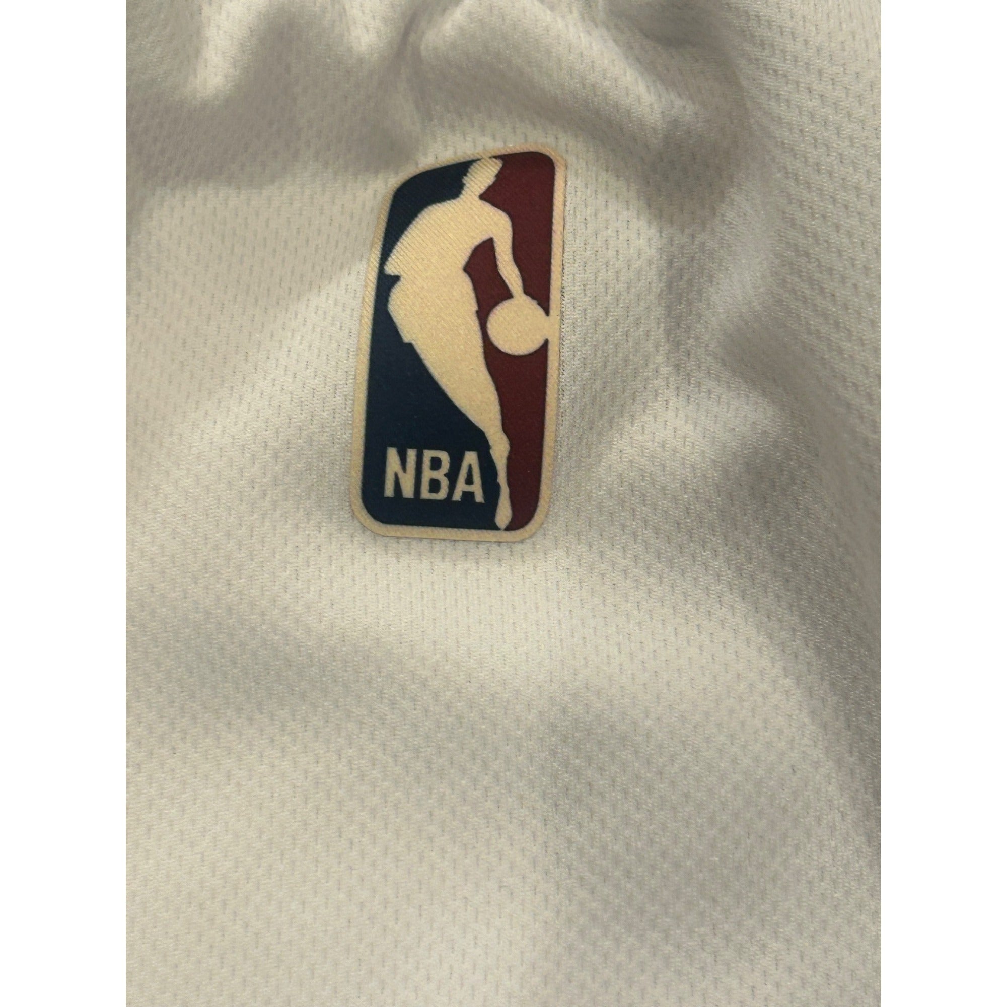 Adidas Miami Heat NBA Authentic Home Throwback White Basketball Shorts Men's 2XL