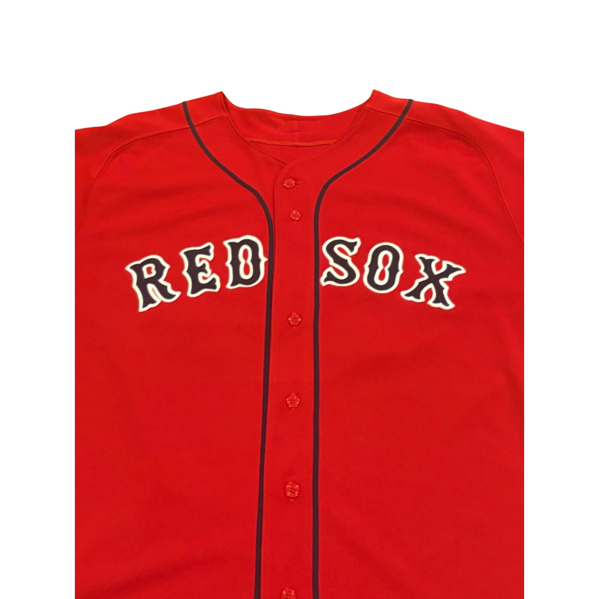 Majestic Authentic Boston Red Sox David Ortiz #34 Red MLB Baseball Jersey 52