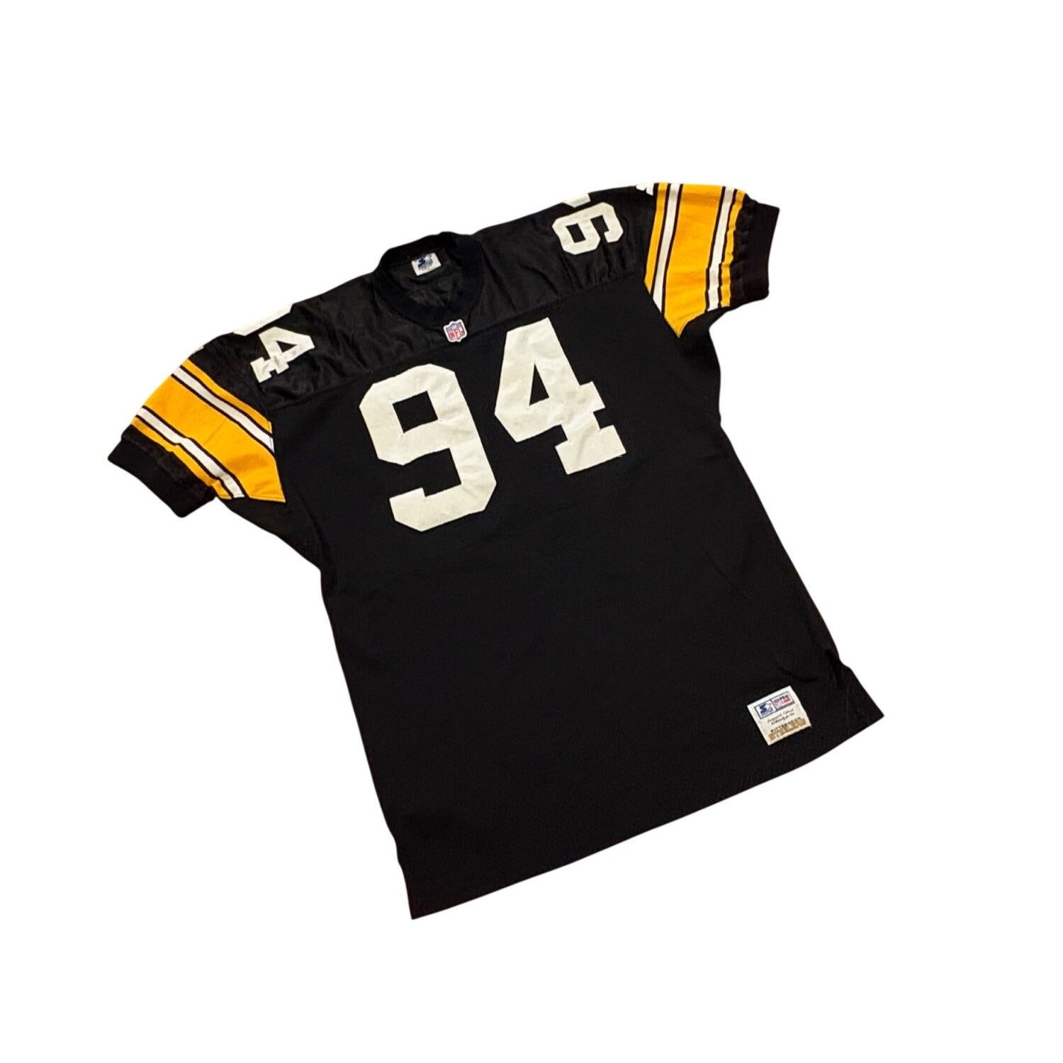 Vintage 90s Starter Pittsburgh Steelers Chad Brown #94 Authentic NFL Jersey 48