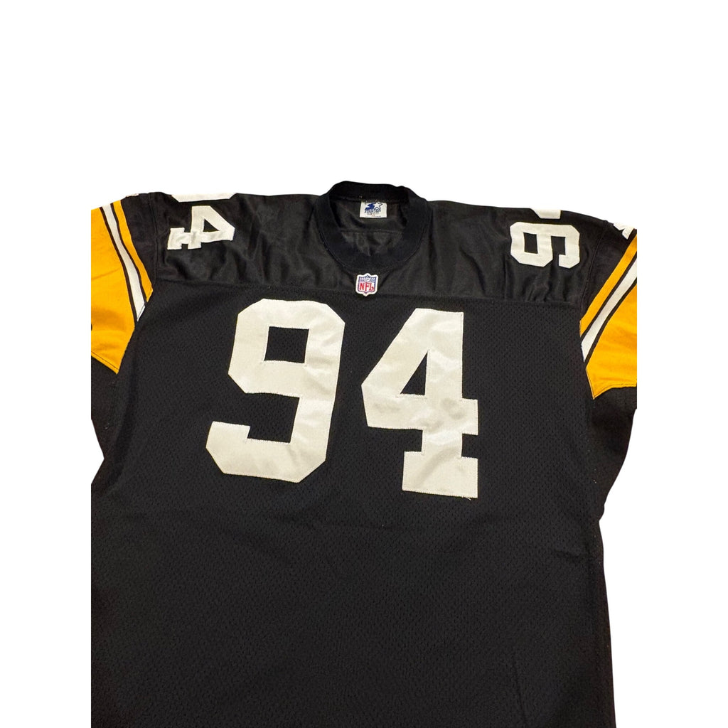 Vintage 90s Starter Pittsburgh Steelers Chad Brown #94 Authentic NFL Jersey 48