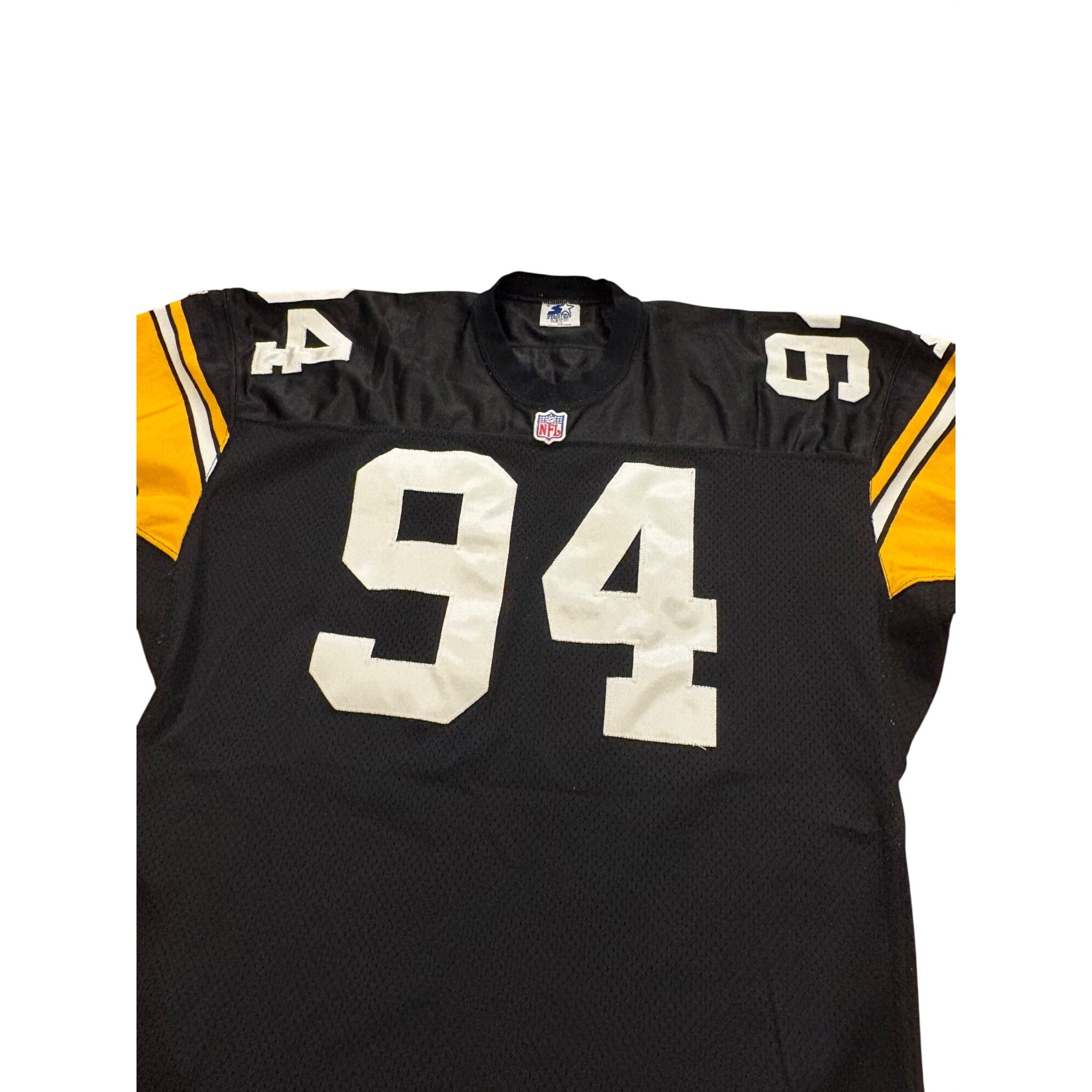 Vintage 90s Starter Pittsburgh Steelers Chad Brown #94 Authentic NFL Jersey 48