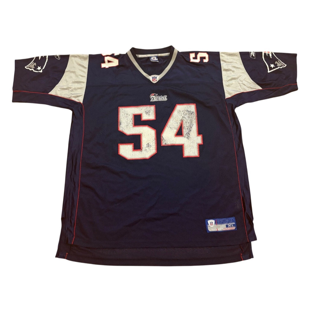 Reebok New England Patriots Tedy Bruschi #54 NFL Football Jersey Men's XL