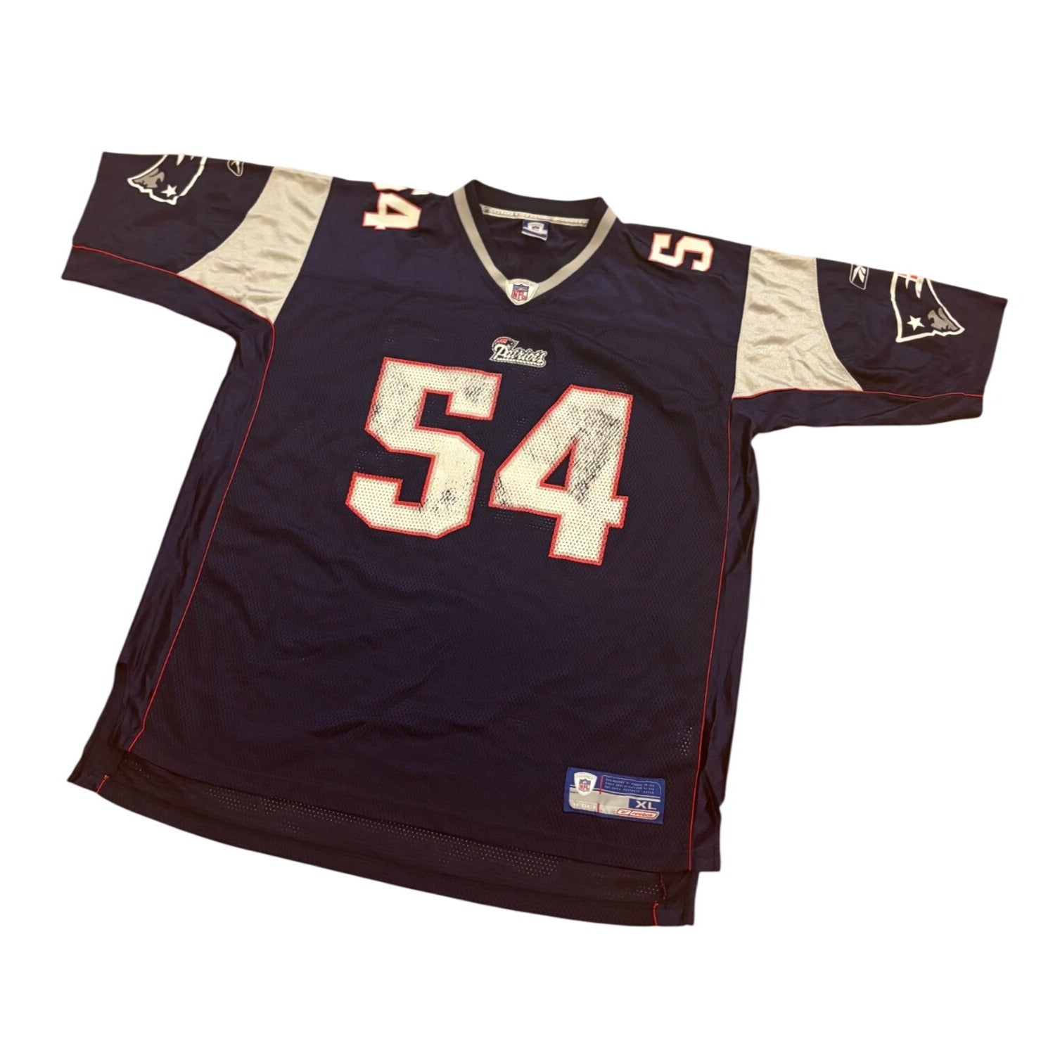Reebok New England Patriots Tedy Bruschi #54 NFL Football Jersey Men's XL
