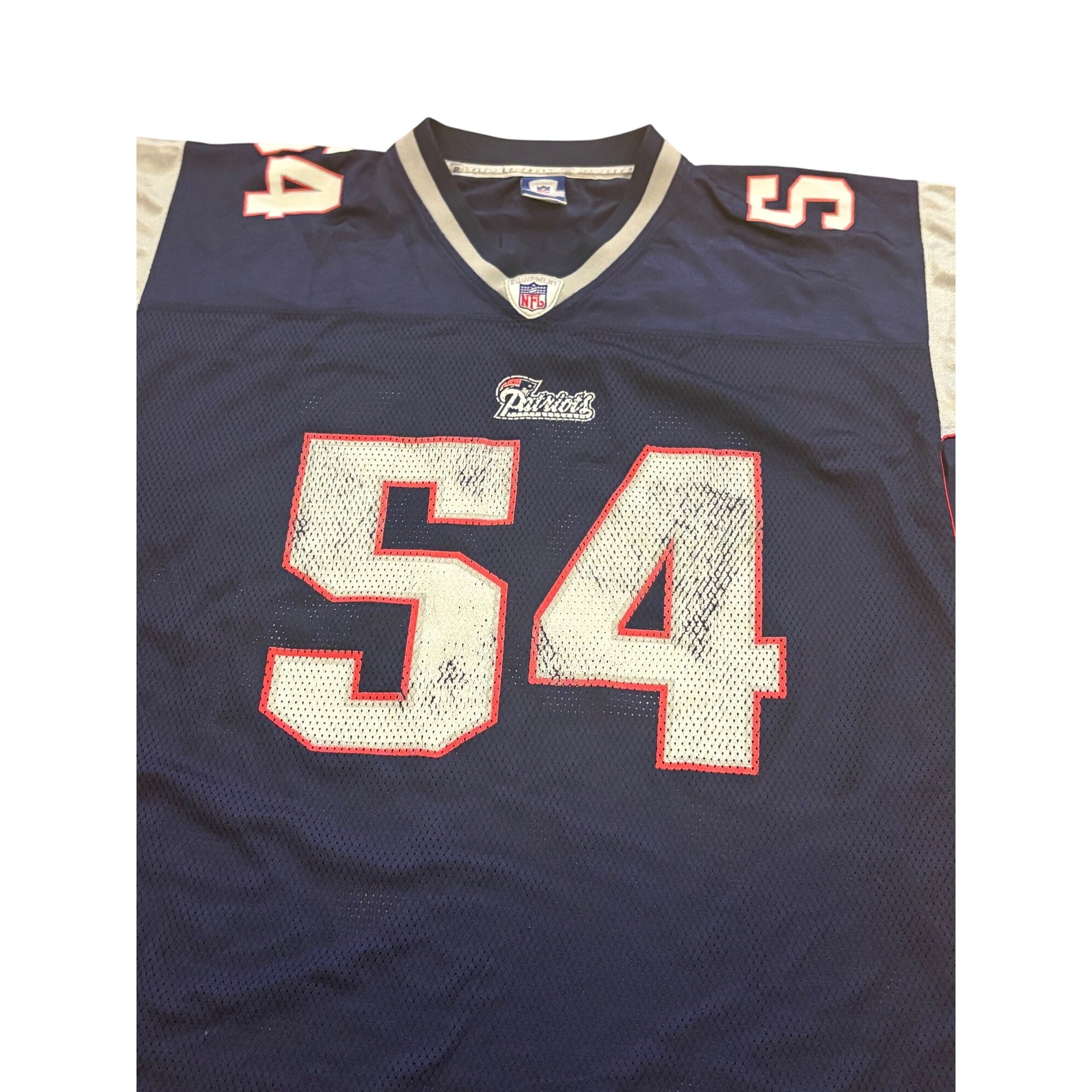 Reebok New England Patriots Tedy Bruschi #54 NFL Football Jersey Men's XL