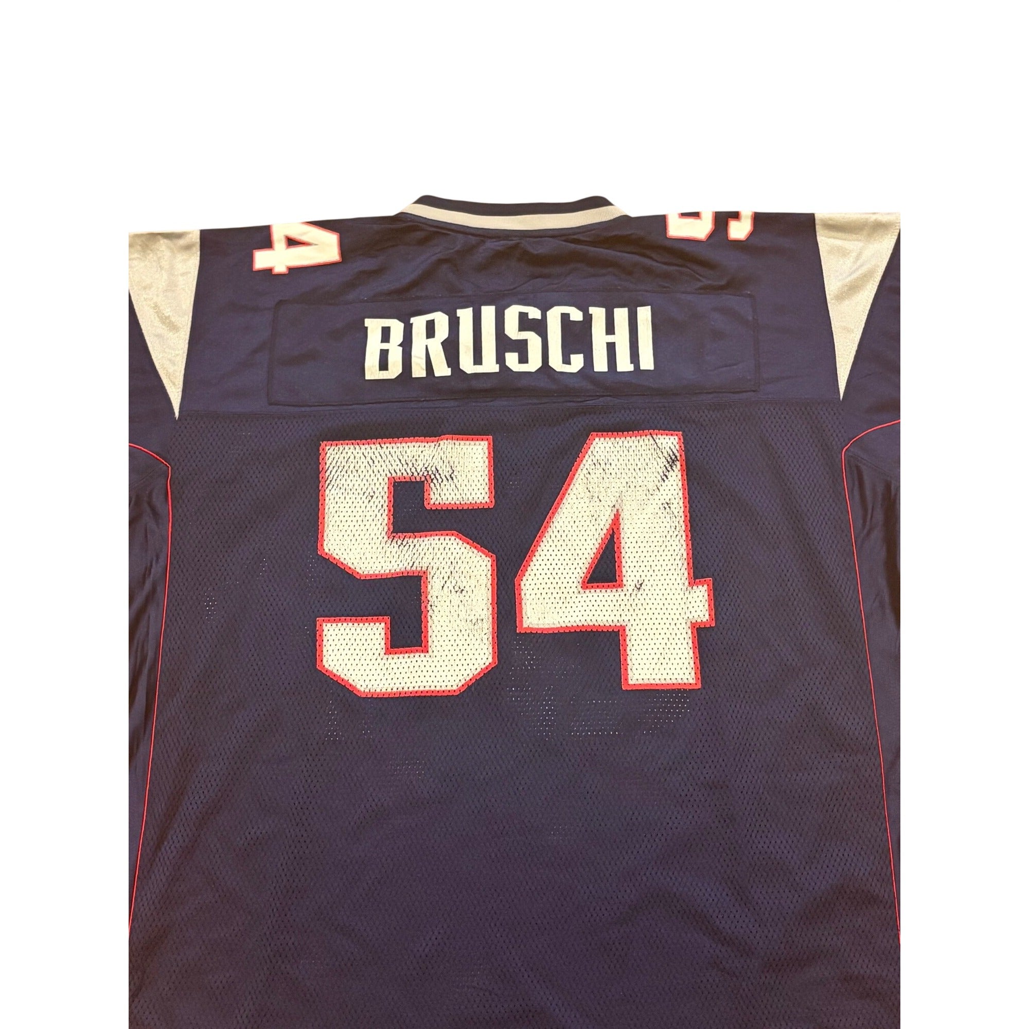Reebok New England Patriots Tedy Bruschi #54 NFL Football Jersey Men's XL