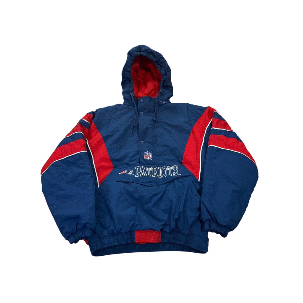 Vintage 1996 Starter New England Patriots NFL Pro Line Hooded Puffer Jacket XL